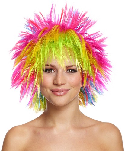 Rainbow punk pink neon - 80's,