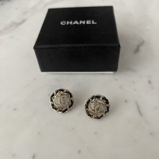 Chanel Chain Cc Logo Earrings 