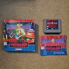 Galactic Pinball (Nintendo Virtual Boy 1995) Authentic - with Manual