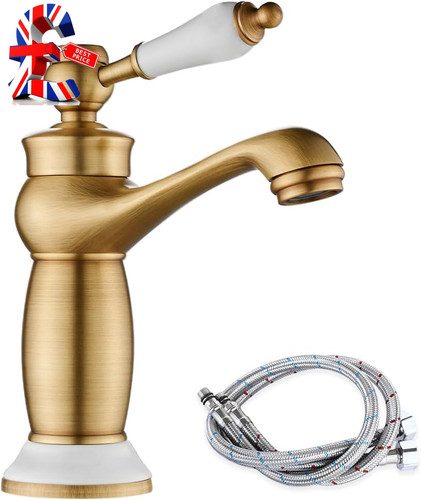 Retro bathroom sink tap - bathroom,