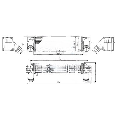 Intercooler for bmw xdrive - bmw,