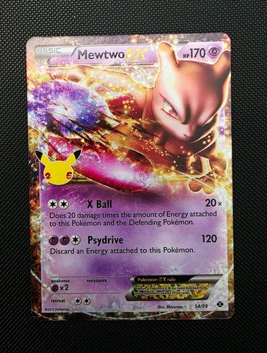 Mewtwo 99 celebrations - mewtwo, ex