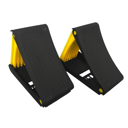 Folding wheel chocks - wheel,