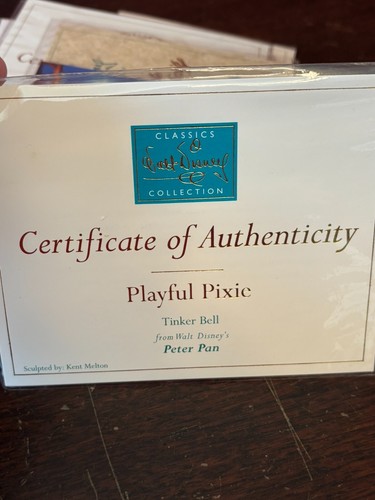 Wdcc disney coa only playful - only,