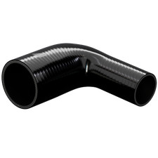 Black 90 Degree Elbow Reducing Silicone Hose - Reduction Pipe Tube Reducer Step