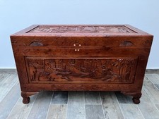 Chest Carved Chinese Camphor