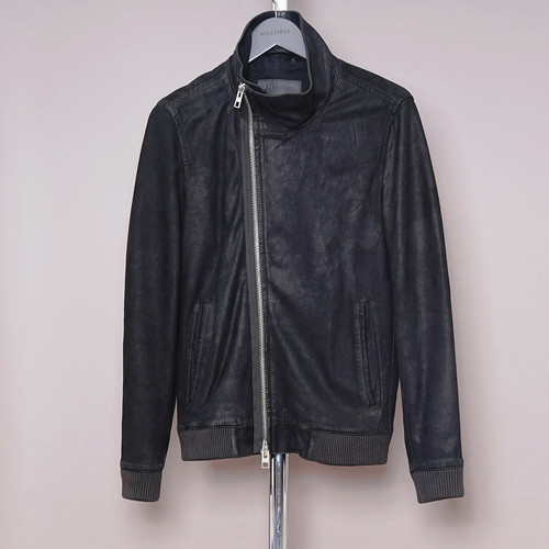 All saints leather jacket mens - jacket,