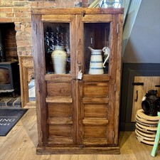 Large Rustic Wooden Cupboard -