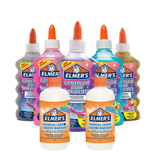 Elmers slime glitter glue