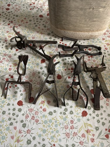 Vintage mole traps - traps, x6