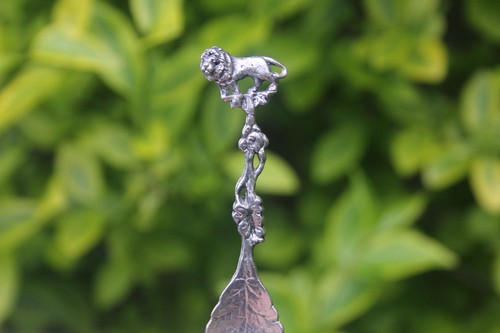 Vintage spoon african - vintage, lion