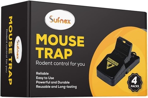 Sufnex mouse traps - 4, w/