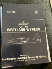 WESTLAND WYVERN BOOK DETAILED BRITISH RAF JET  AIRCRAFT BLACKBUSHE RESEARCH GRP