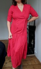 Vintage Laura Ashley Red Polka