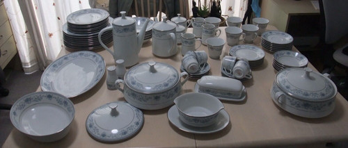 Noritake blue hill - noritake, dinner