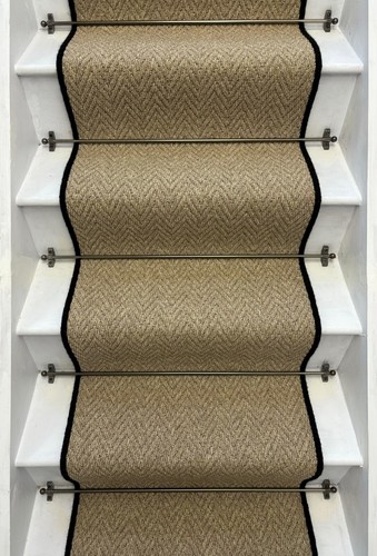 Andes warm beige stair runner - warm,
