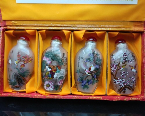 Chinese glass hand painting - chinese, hand-painting