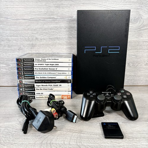 Ps2 console bundle 10 - bundle, +
