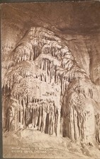2 x GOUGH'S CAVES CHEDDAR  POSTCARDS -   - 90 FEET CASCADE + WONDERFUL PILLARS 