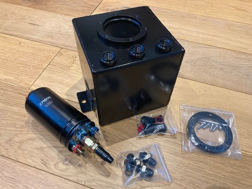 Black aluminium fuel surge - aluminium,