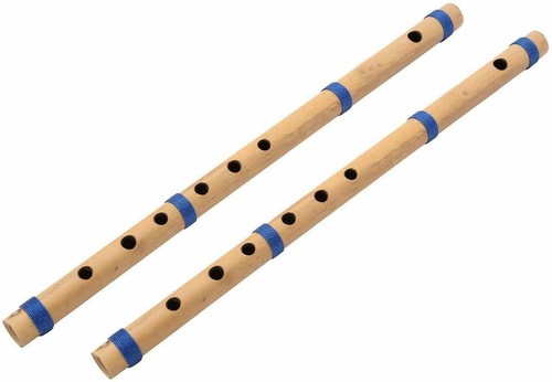 Flute natural bamboo - flute, wooden