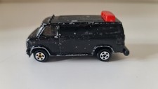 Vintage 1980s ERTL A -TEAM GMC Van, Black & Red Diecast Model, RARE ERTL
