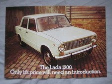 1974 Lada 1200 range Brochure