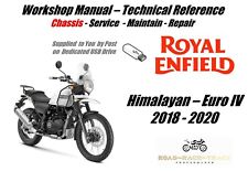 Royal Enfield Himalayan  411cc Workshop Manual USB   2018 - 2024
