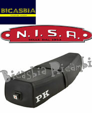 6652 - Saddle Black NISA with Strap and Lock Vespa 50 125 PK S XL