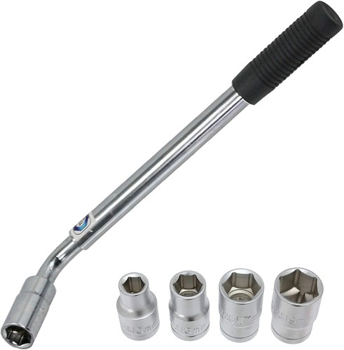 Extendable wheel nut socket - wheel,