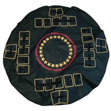 Round Poker Mat Table Cloth