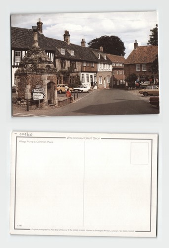 Postcard village pump and - village,