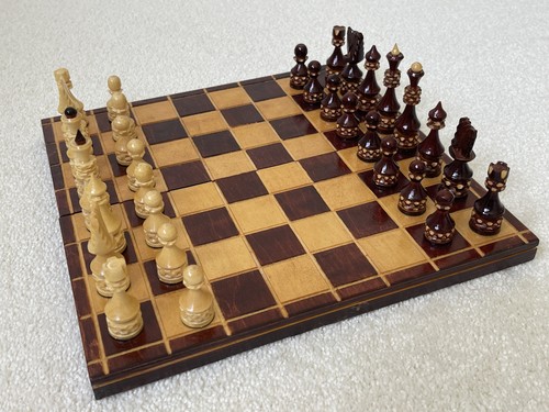 Folding travel chess set - travel,