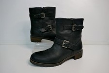 FAT FACE DEBDEN BLACK LEATHER