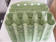 21 x RECLAIMED EGG BOXES/CARTONS 10 EGGS - gardening planting eggs crafts DIY