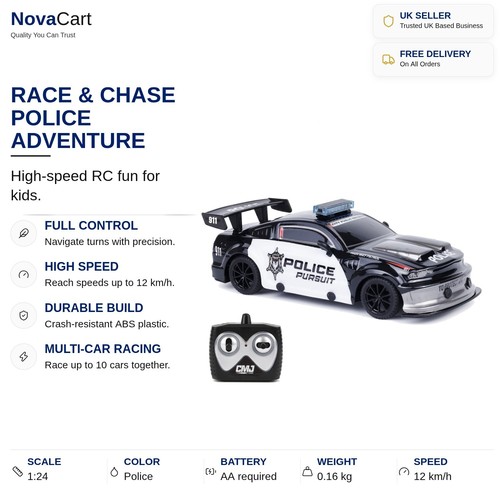 Police car 1 - rc,