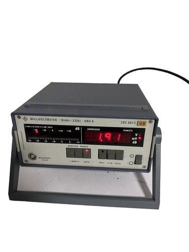 Rohde schwarz urv4 - rohde,