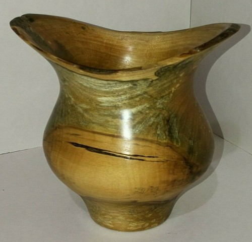Wooden vase flowers - wooden,