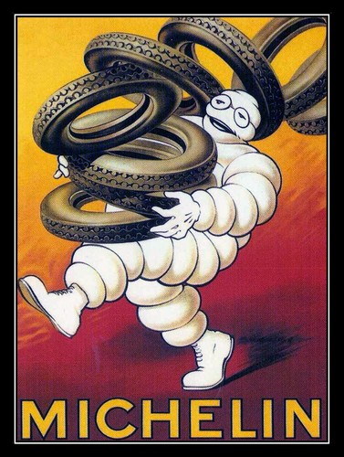 Michelin retro metal - retro,