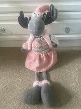 Christmas Girl Pink Moose
