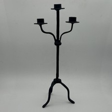 Wrought iron candelabra Black