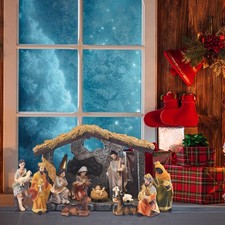 12pcs Vintage Italian Nativity
