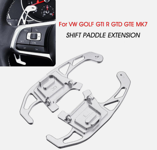 Silver gear steering wheel - silver,