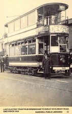 Last Electric Tram Birmingham