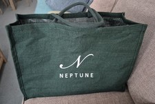 Neptune Jute Green Large Tote