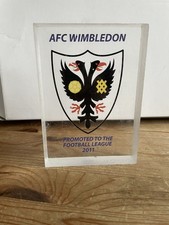 Rare AFC Wimbledon Glass