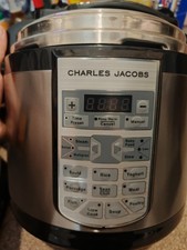 Charles Jacobs CJ0047 Multi Function 7in1 Electric Pressure Cooker  Pot 8 Litre
