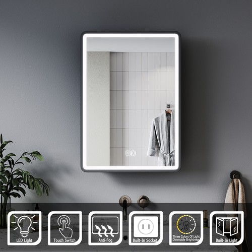 Led bathroom mirror cabinet - led,