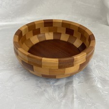 Vintage wooden check carved