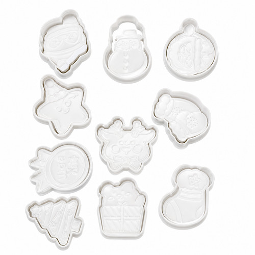 Christmas cookie cutters - cookie, set